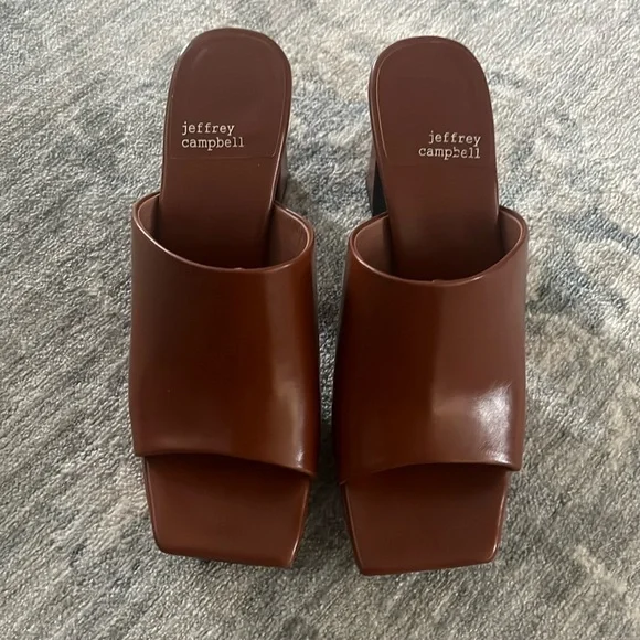 Jeffrey Campbell Caviar Platform Slide Sandal - Picture 2 of 7